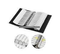 Chip Resistor Book Capacitor Book 0201 0402 0603 0805 1206 Capacitor Resistor Pack Component Sample Book NWPNLXEA(0603 170valuesX50pcs)