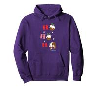 Chip'n'Dale Ho Ho Ho Noël Sweat à Capuche, Unisexe pour adultes, Violet, M