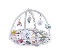 Chipolino Arche de jeu Animaux Fonction musique 5 jouets suspendus Tapis d'éveil, coloris:blanc