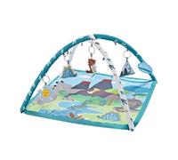 Chipolino Arche de jeu Animaux Fonction musique 5 jouets suspendus Tapis d'éveil, coloris:turquoise