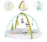 Chipolino Arche de jeu Couverture à quatre pattes Forêt, 5 jouets suspendus, coloris:blanc