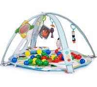 Chipolino Arche de jeu Jungle Musique, lumière, balles, tapis d'éveil, figurines suspendues Bleu clair