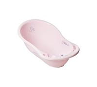 Chipolino Bain bébé Marea lapin rose avec compartiments, thermomètre, 102 cm, coloris:rose