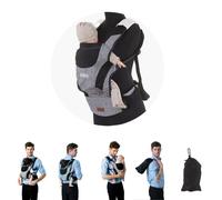 Chipolino Bobby Porte-bébé ergonomique avec capuche Grey