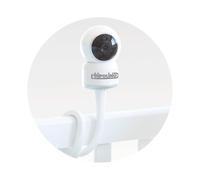 Chipolino caméra de Remplacement Babyphone Atlas, Support Flexible en Silicone, Coloris:Blanc