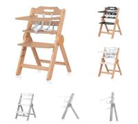 Chipolino Chaise haute enfant Cacao bois Chaise escalier, repose-jambes, pliable, coloris:brunir
