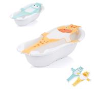 Chipolino Filet baignoire bébé Animaux Insert baignoire arceau en plastique, coloris:jaunir