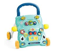 Chipolino FUNNY ANIMALS BLUE : Déambulateur multifonctionnel. 6+ mois. Stimule la marche, l'équilibre et la coordination. Lumières, sons et jouets colorés. 2 piles AAA (non incluses). Conforme à la