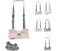 Chipolino Harnais de marche pour bébé 1st Steps Laisse de marche à la maison ou en voyage beige gris