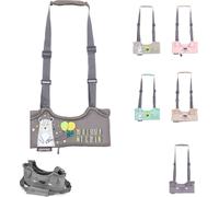 Chipolino Harnais de marche pour bébé 1st Steps Laisse de marche à la maison ou en voyage gris foncé