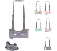 Chipolino Harnais de marche pour bébé 1st Steps Laisse de marche à la maison ou en voyage gris gris clair