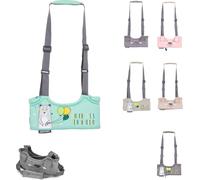 Chipolino Harnais de marche pour bébé 1st Steps Laisse de marche à la maison ou en voyage vert clair