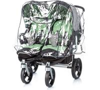 Chipolino Housse de pluie universelle poussette jumelle, double siège