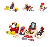 Chipolino Jouet Caisse enregistreuse 24 pièces Scanner Lecteur de Cartes Fruits, Coloris:Rouge