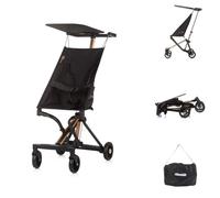 Chipolino landau, buggy Unique cadre aluminium pliable harnais 3 points sacoche, coloris:noires