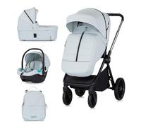 Chipolino Landau combinée Encanto 3 en 1 Coque bébé i-Size Nacelle Siège sport, coloris:vert clair