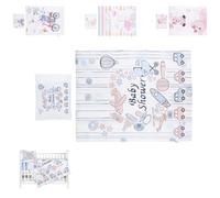 Chipolino Literie bébé 3 pc couverture 130 x 100 cm, housse 45 x 35 cm, draps, coloris:bleu clair