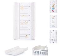 Chipolino Matelas à langer Comfort 80 x 47 cm bord latéral échelle de 5 à 75 cm beige