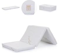 Chipolino, Matelas pour lit bébé Pliable 120 x 60 x 6 cm Coton, hypoallergénique, Coloris:Blanc