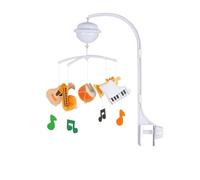 Chipolino mobile musical, fonction Bluetooth, projecteur, figurines en peluche, coloris:orange