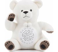 Chipolino Musique Ours en peluche Projecteur Minuteur 12 mélodies Réglage du volume brun