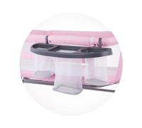 Chipolino Organiseur pour lit de bébé, Sac à ustensiles de bébé, 3 sections, coloris:blanc