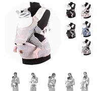 Chipolino Porte-bébé Hip Star Fly 3 en 1 Tissu tricoté, ventral et dorsal, coloris:rose