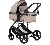 Chipolino Poussette 2 en 1 Amore Porte-boisson Sac à langer Couvre-pieds Panier, coloris:bronzer