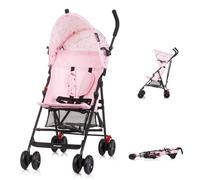 Chipolino Poussette Amaya Taud de soleil réglable, pliable, panier, coloris:rosa schwarz