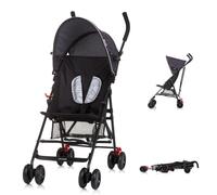 Chipolino Poussette Amaya Taud de soleil réglable, pliable, panier, coloris:schwarz uni