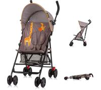 Chipolino Poussette Amaya Taud de soleil réglable, pliable, panier, coloris:brunir
