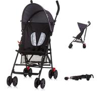 Chipolino Poussette Amaya Taud de soleil réglable, pliable, panier, coloris:schwarz uni