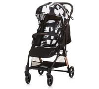 Chipolino, poussette Avancez dès la naissance, toit ouvrant, ne pèse que 6 kg, coloris:schwarz gemustert