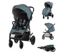 Chipolino, poussette buggy, Insta couvre-pieds, suspension, panier, ceinture, coloris:verdoyant