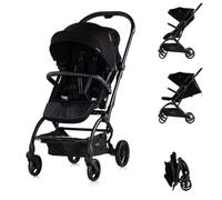 Chipolino Poussette, Buggy Revolut, pivotant à 360 degrés, réglable, pneus EVA, coloris:noires