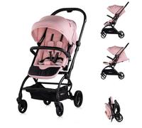 Chipolino Poussette, Buggy Revolut, pivotant à 360 degrés, réglable, pneus EVA, coloris:rose