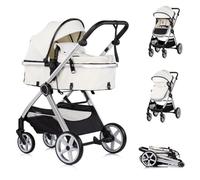 Chipolino Poussette combinée 2en1 Vista Sac à langer couvre-pieds panier harnais, coloris:résolument