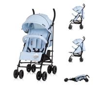 Chipolino Poussette Milano, Buggy, jusqu'à 22 kg, dossier réglable, pliable, coloris:bleu