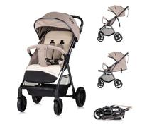 Chipolino Poussette Sparkle Buggy pliable sangle sur la poignée réglable, coloris:beige
