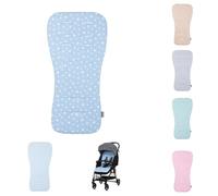 Chipolino Protège‑siège universel pour poussette, coton respirant, bleu