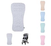 Chipolino Protège-siège universel pour poussette en coton respirant, gris