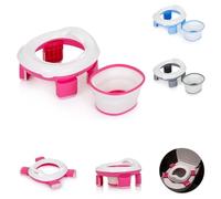 Chipolino Réducteur de toilettes 2 en 1 Viaggio pliable Sac de transport, coloris:rose