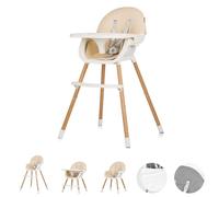 Chipolino, Rio 2 in 1 highchair, chaise haute pieds antidérapants harnais, coloris:bronzer