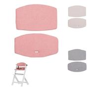 Chipolino Set de coussins pour chaise haute pour enfant, coussin d'assise, coloris:rose