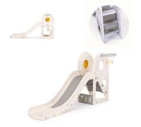 Chipolino Toboggan Enfants Canard 170 cm Longueur Glisse Panier de Basket-Ball, Coloris:Gris