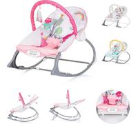 Chipolino Transat Melody 2 en 1 ceinture musique vibration boîte à musique fonction balancelle rose