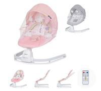 Chipolino Transat Oasis Télécommande, Minuteur, Moustiquaire, Ceinture, Peluches, coloris:Rose