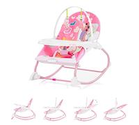 Chipolino Transat pour bébé Enjoy Chaise Fonction balancelle musique arche jeu, coloris:rose