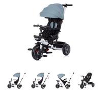 Chipolino Tricycle 4 en 1 Pegas réglable siège réversible Barre de poussée Toit, Coloris:verdoyant