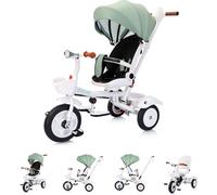 Chipolino Tricycle Futuro 2 en 1 pliable, porte-gobelet, musique, lumière, roues enPolyuréthanevert